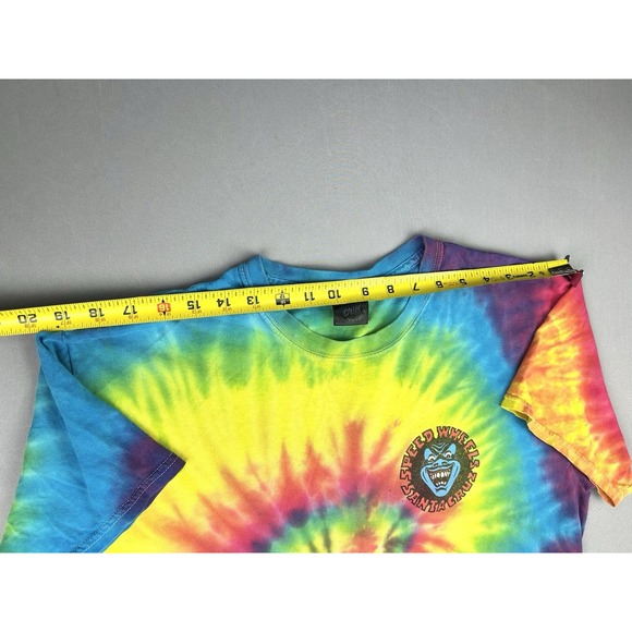 Santa Cruz Skateboards Men's‎ L Tie Dye Screaming Hand Graphic Tee Shirt - Picture 8 of 13